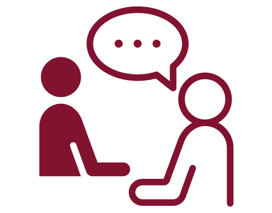 icon of people discussing